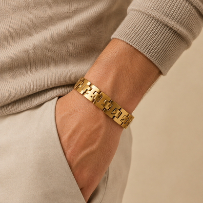 Gold Chain Ceramic Bracelet-SF-GLD-C01