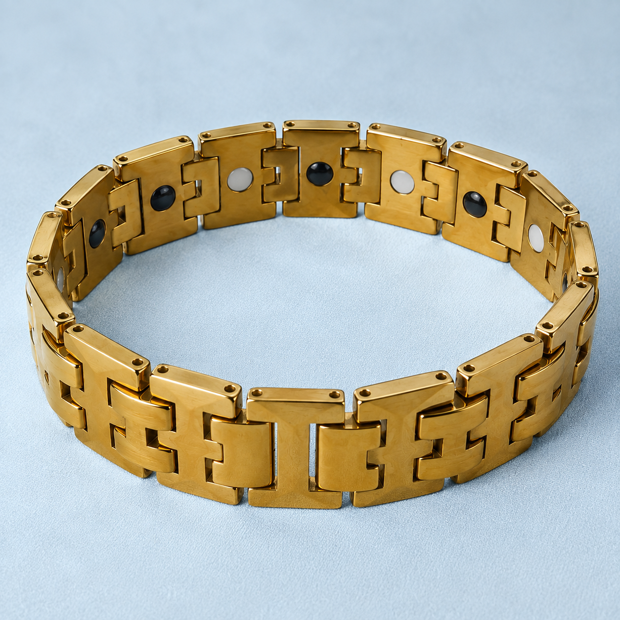 Gold Chain Ceramic Bracelet-SF-GLD-C01