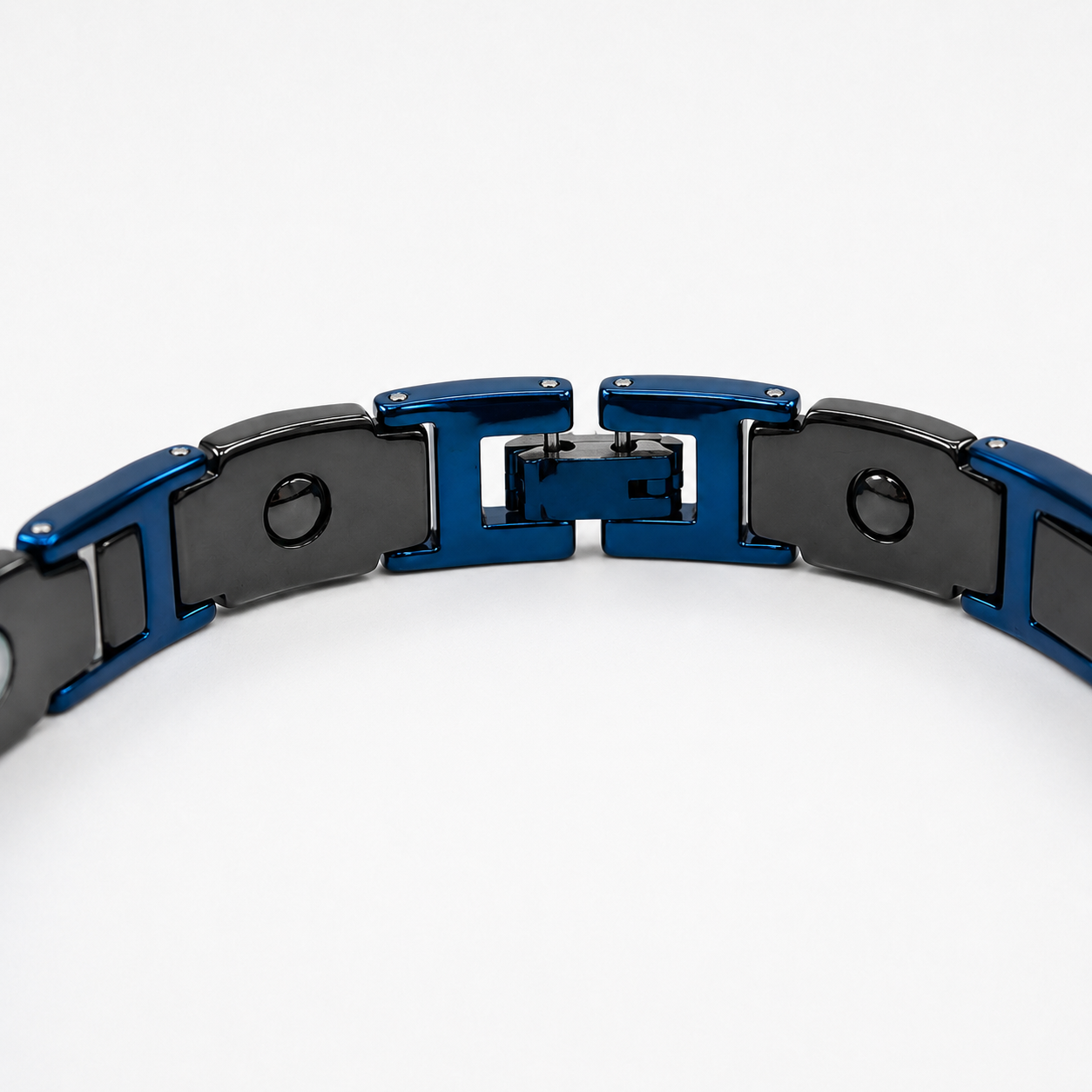 Deep Blue Ceramic Blue-Frame Bracelet-CC-BL-B01