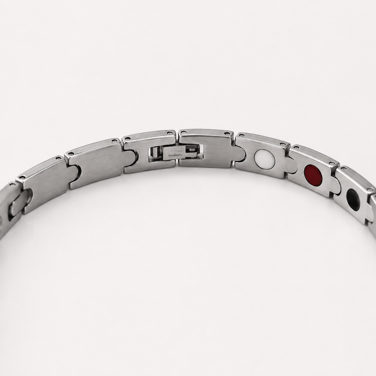 Gold & Silver Teardrop Two-Tone Ceramic Bracelet-DT-GS-D01